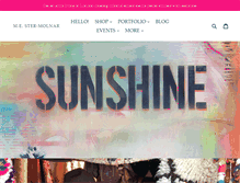 Tablet Screenshot of meandblue.com
